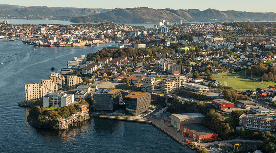 Hvor langt er det egentlig fra næringslokalene i Byfjordparken til Stavanger sentrum?